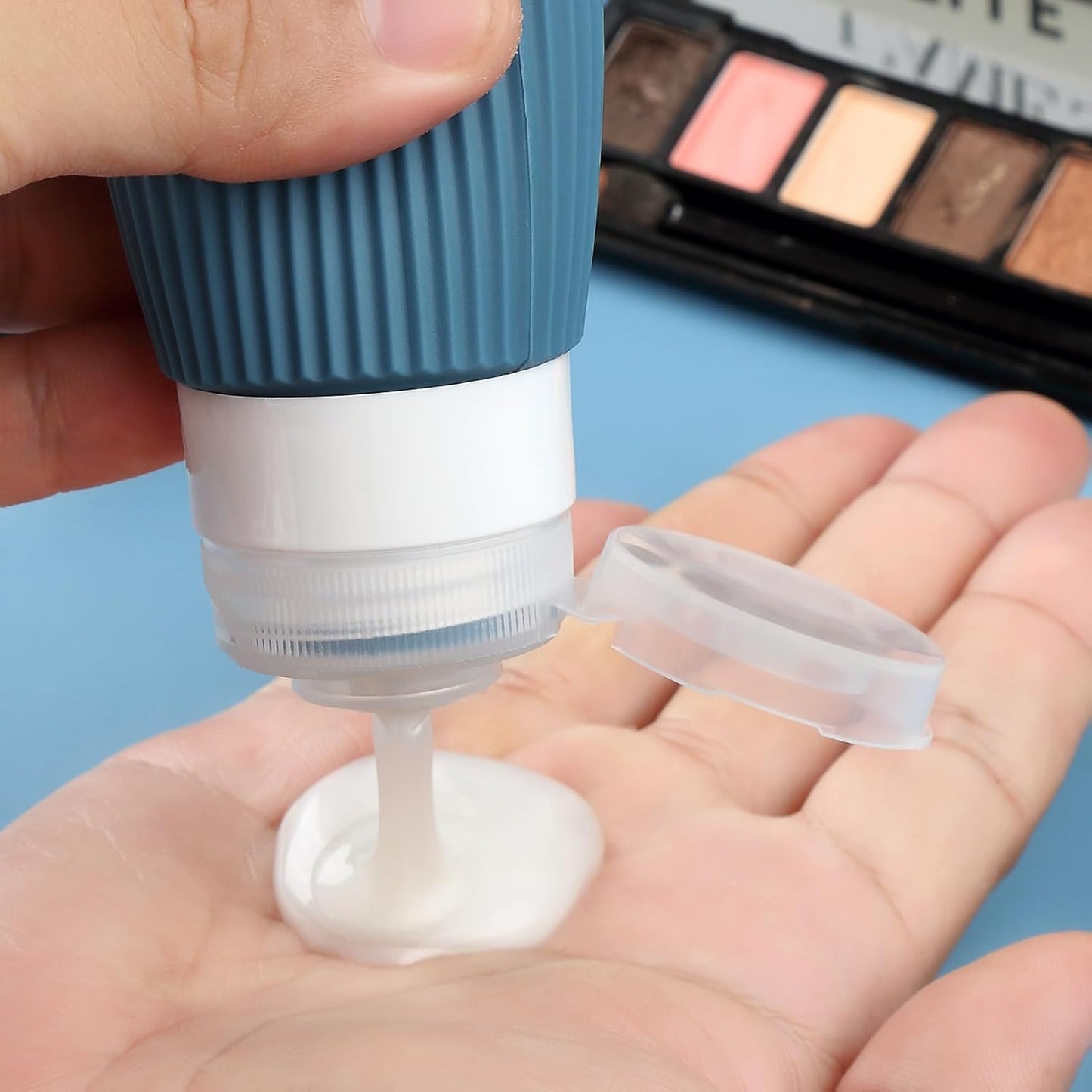 16 Pack Travel Bottles for Toiletries, Large 6oz Silicone Travel Containers jar for Toiletries, Leak Proof Refillable Liquid Shampoo And Conditioner Travel Essentials toiletry Bottles