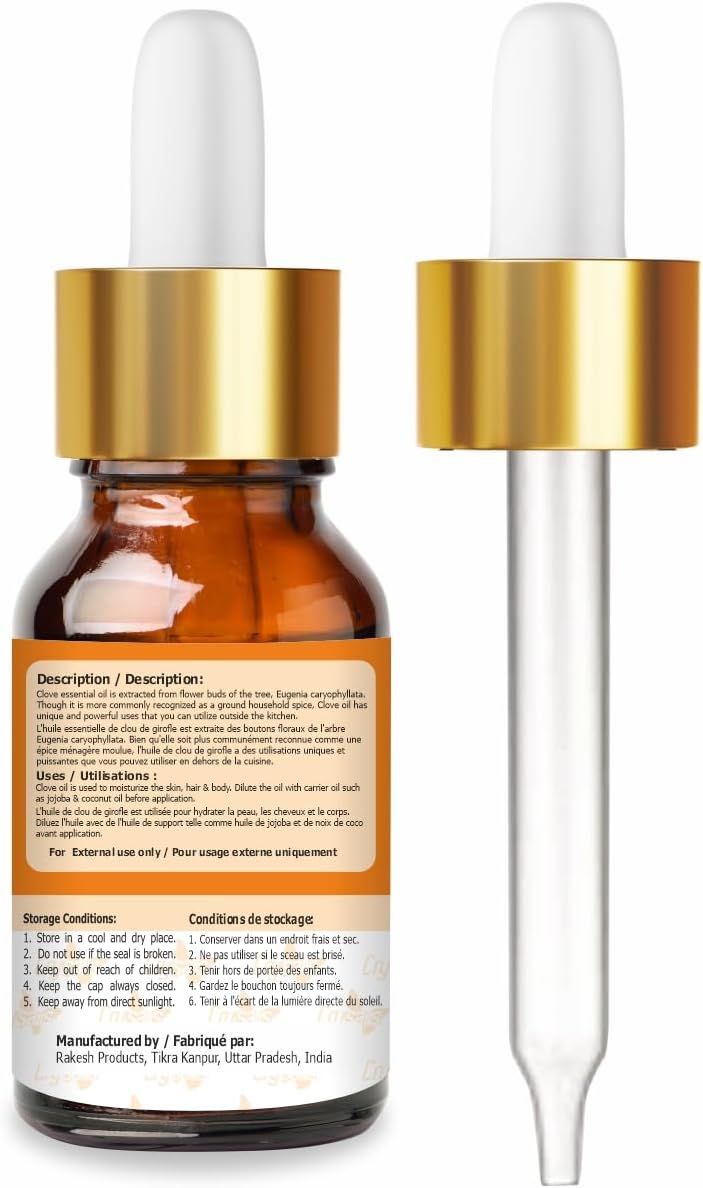 Crysalis Clove Bud (Syzygium ticum) Oil - 1.01 Fl Oz (30ml)