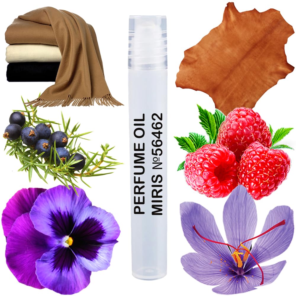 MIRIS Perfume Oil No. 56462, Inspired by Black Saffron, Long-Lasting Unisex Roll-On For Women and Men, Rollerball 0.34 Fl Oz / 10 ml