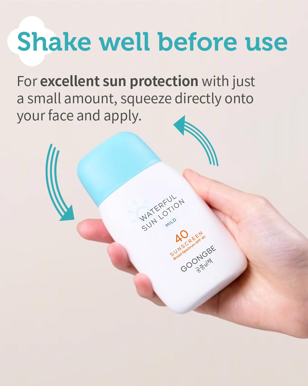 Kids Sun Lotion SPF 40 & Cooling Gel Cream - Zinc Oxide Mineral Sunscreen & 3-Second Soothing Relief - Korean Skincare for Sensitive Skin - Vegan Hypoallergenic, 2.82oz & 3.38oz