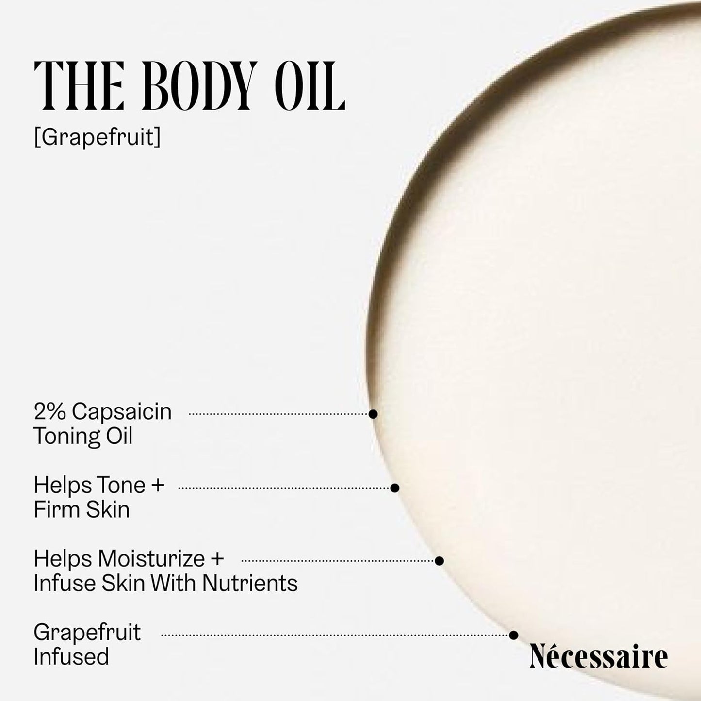 Nécessaire The Body Oil. Multi-Nutrient Treatment Oil For Radiant Skin. 150ml / 5.1 fl oz