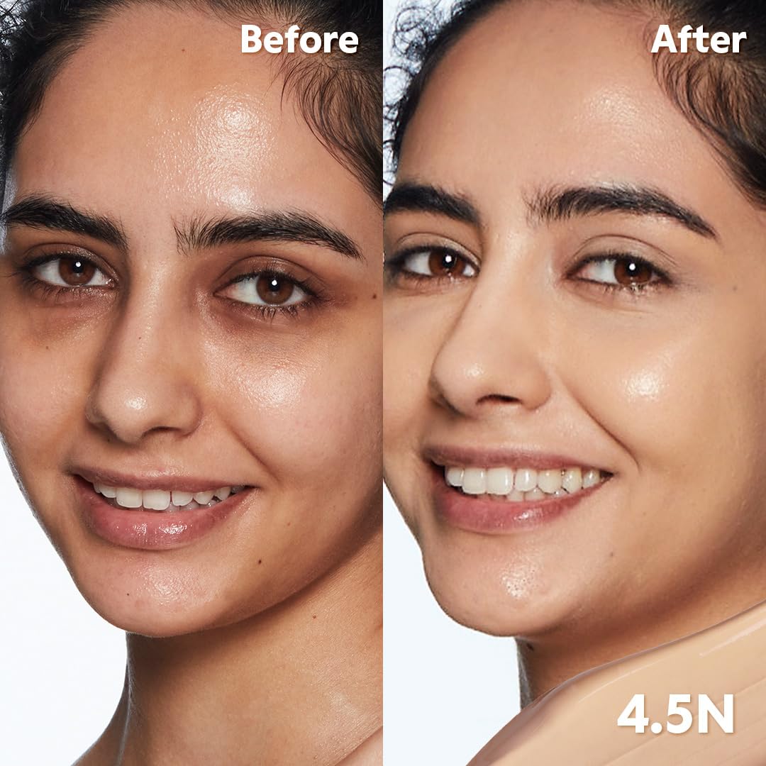 TIRTIR Glide&Hide Blurring Concealer - Creamy texture, Conceals dark circles and wrinkles, Dual formula (liquid tip & balm stick), Long-lasting wear, Korean Makeup, #2.5C, 0.28 Oz