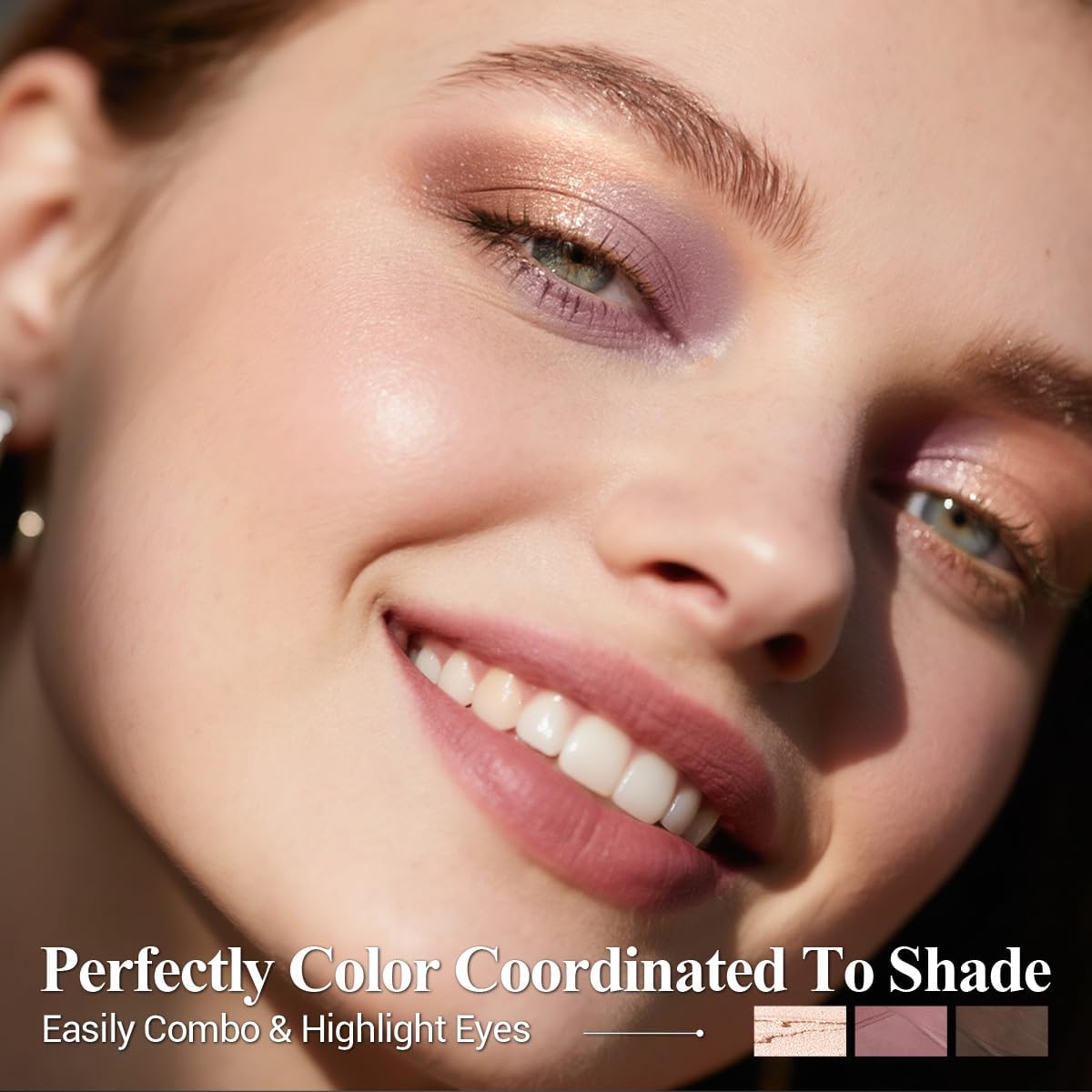 Neutral Eyeshadow Stick Makeup 6PCS Set, Dark Grey Shimmer Matte Cream Eye Shadow for Smoky Eye Brightener Pencil Crayon - A3 Smoky Rose Taupe