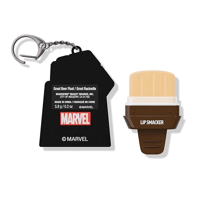 Lip Smacker Marvel, Guardians of the Galaxy, keychain, lip balm for kids - Groot (keychain)