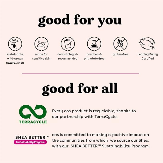 eos 100% Natural Variety Pack Lip Balm Sticks, Coconut Milk, Watermelon Frose, Pineapple Passionfruit, & Strawberry Peach, Lip Care, Pack of 4