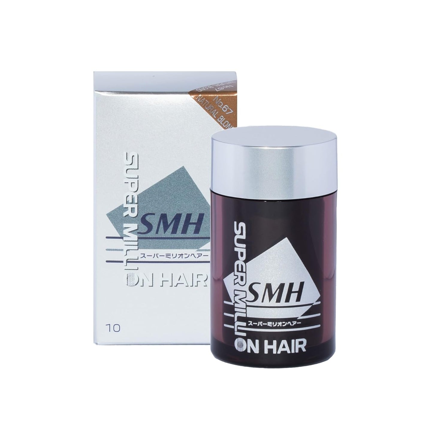 SMH Plant-Based Fibers MADE IN JAPAN – Instantly Conceals Thinning Hair –Long-Lasting, Natural Look – Sweat, Water & Wind Resistant – For Men & Women (10g, Medium Blond)