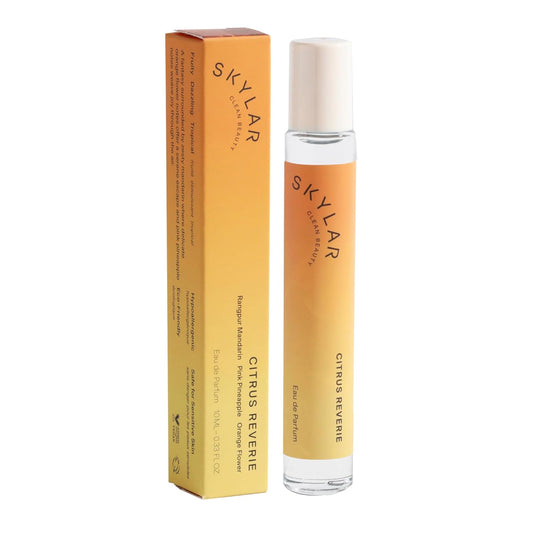 Skylar New Citrus Reverie Eau de Parfum-Hypoallergenic Clean Perfume for Women & Men, Vegan, Safe for Sensitive Skin-Fruity Floral Scents, Madarin, Orange, Pinapple-10mL /.33 Fl Oz