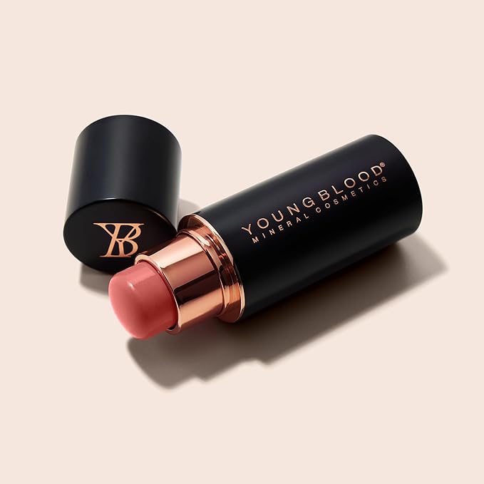Youngblood VividLuxe Crème Blush Stick, Pink Prosecco