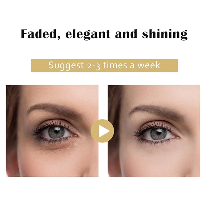 Jakuva 29PCS Gold Gel Crystal Collagen Eye Mask Under Eye Patches For Puffy Eyes and Dark Circles, Hydrating & Anti Aging,24k Gold Eye Mask Eye Patches for Moisturizing