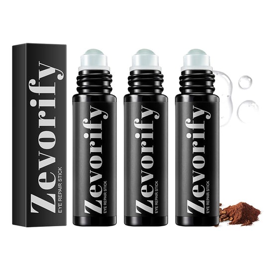 Eye Repair Stick for Men, Reduces Under Eye Dark Circles & Eyebags, Eyes Cooling Stick Hydrates and Depuffing 0.34 Fl.Oz (3)