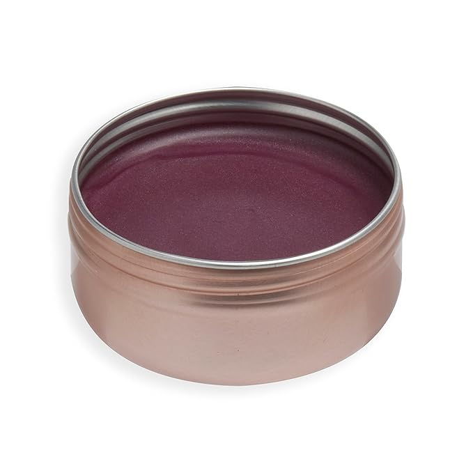 Revolution, Balm Glow, Multi-Use Balm for Cheeks, Eyes & Lips, Buildable Formula, Dewy Finish, Deep Plum, 1.12 Oz.
