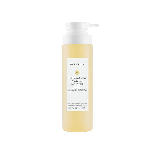 Naturium The Glow Getter Multi-Oil Hydrating Body Wash, Gentle Cleanser, 16.9 oz
