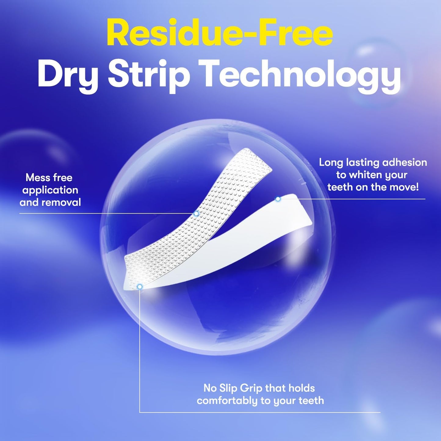 MySmile Teeth Whitening Strips 14 Treatments Kit, Hydroxyapatite-Infuse White Strips, Non-Sensitive Teeth Whitening with Soothing Natural Ingredients, Enamel-Safe, Residue-Free, Non-Slip(28 Count)