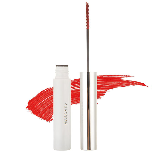 Waterproof Mascara for Eyes White Black Brown Purple Long-lasting colored Mascara Eye Makeup Fast-Dry (Dark Red, 0.17 Fl Oz)