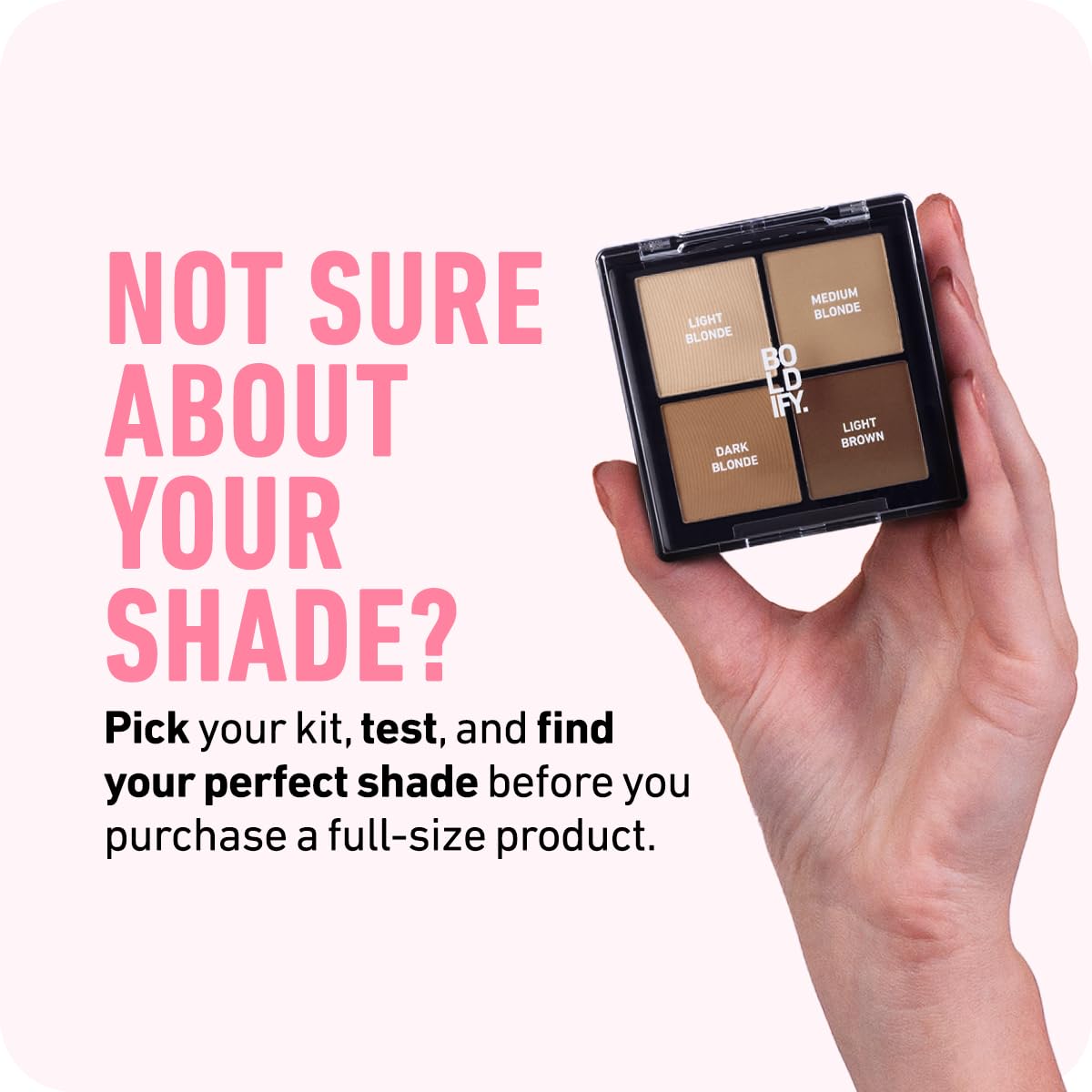 BOLDIFY Hairline Powder Color Sample Kit - Root Touch Up Hair Color for Gray Coverage - Bald Spot Concealing Hair Powder for Women & Men - 48-Hour Stain-Proof - Reds