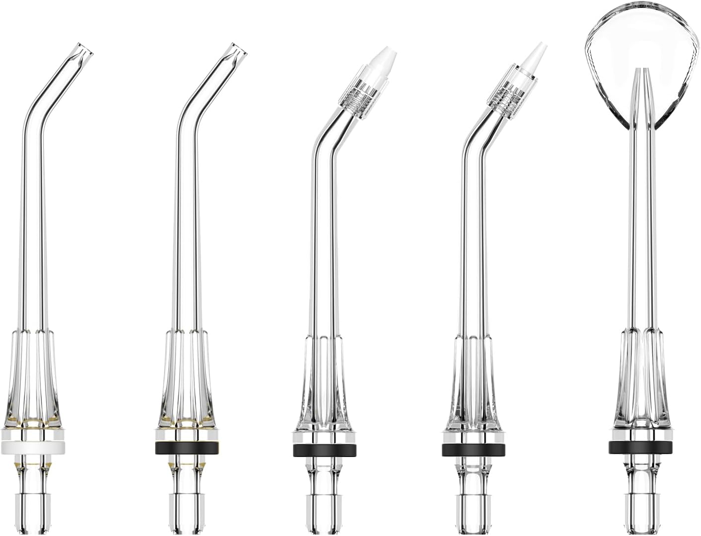Water Flosser Replacement Tips for FlossJet Water Dental Flosser,Standard Water Dental Flosser Jet Tips,5 Replacement Jet Tips with Oral Irrigator,Compatible FlossJet Water Flosser