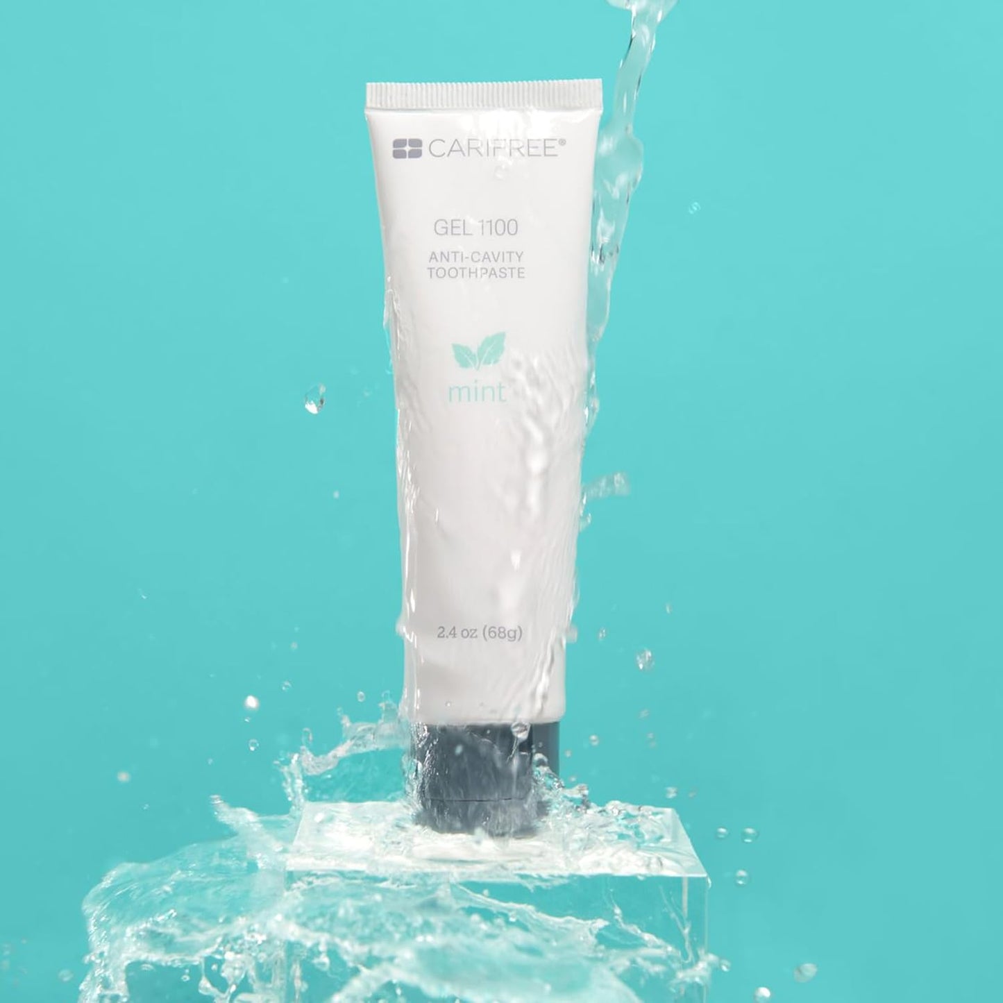 CariFree Gel 1100 (Mint) Anti-Cavity Fluoride Toothpaste with Nano Hydroxyapatite, Cavity Prevention and Enamel Protection, Dentist Recommended for Kids and Adults, 2.40 oz.(Pack of 2) Mint