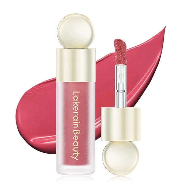 MEICOLY Matte Dewy Liquid Blush,Super Natural Cream Blush Stick for Cheeks,Silky Smooth Soft Pinch Long-Lasting Waterproof and Sweat proof Blush Makeup,Cruelty-Free,05,Grateful,Wine Red