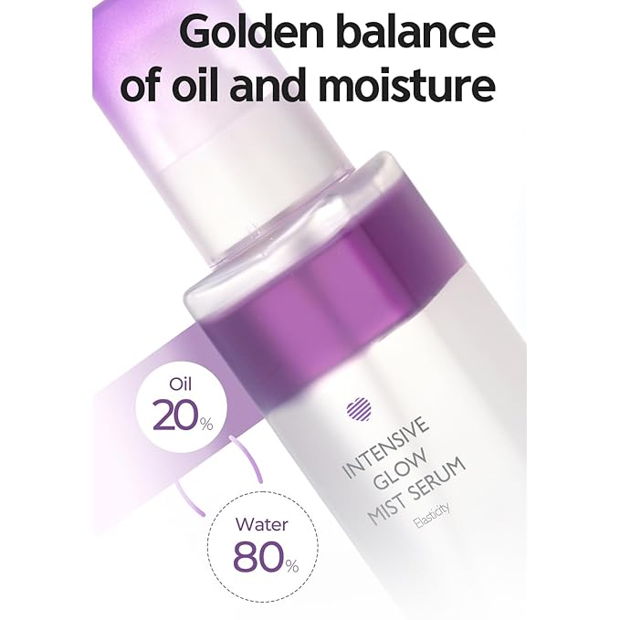 LALACHUU Glow Mist Serum – Hydrating & Soothing Face Mist Artemisia, Centella Asiatica, Evening Primrose, Korean Skin Care, Made in Korea, for Sensitive Skin (Intensive, 3.38 oz)