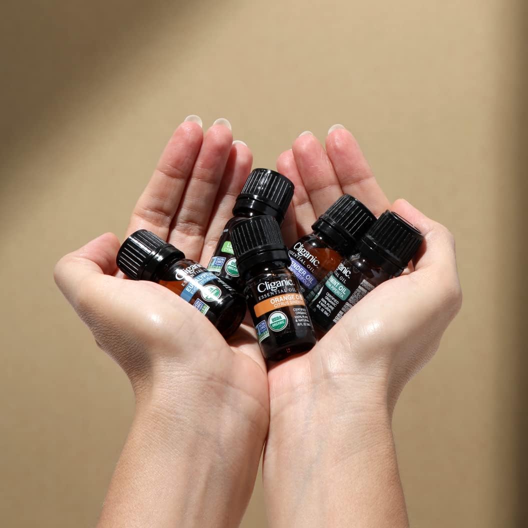 Cliganic Organic Cinnamon Leaf Essential Oil, 100% Pure Natural for Aromatherapy | Non-GMO Verified (Packaging May Vary)