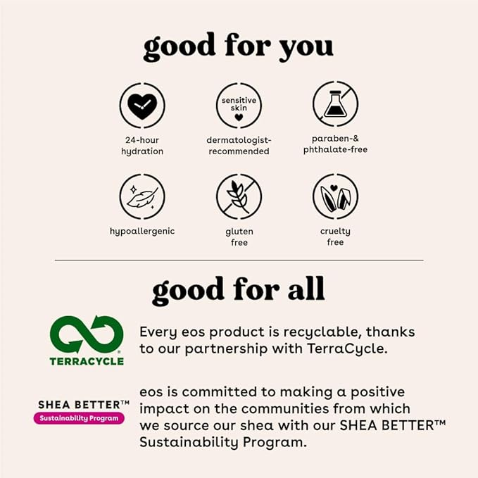 eos 24H Moisture Super Balm- Pink Lemonade & Wild Cherry Slushie, Lip Mask, Day or Night Lip Treatment, Made for Sensitive Skin, 0.35 fl oz, 2-Pack