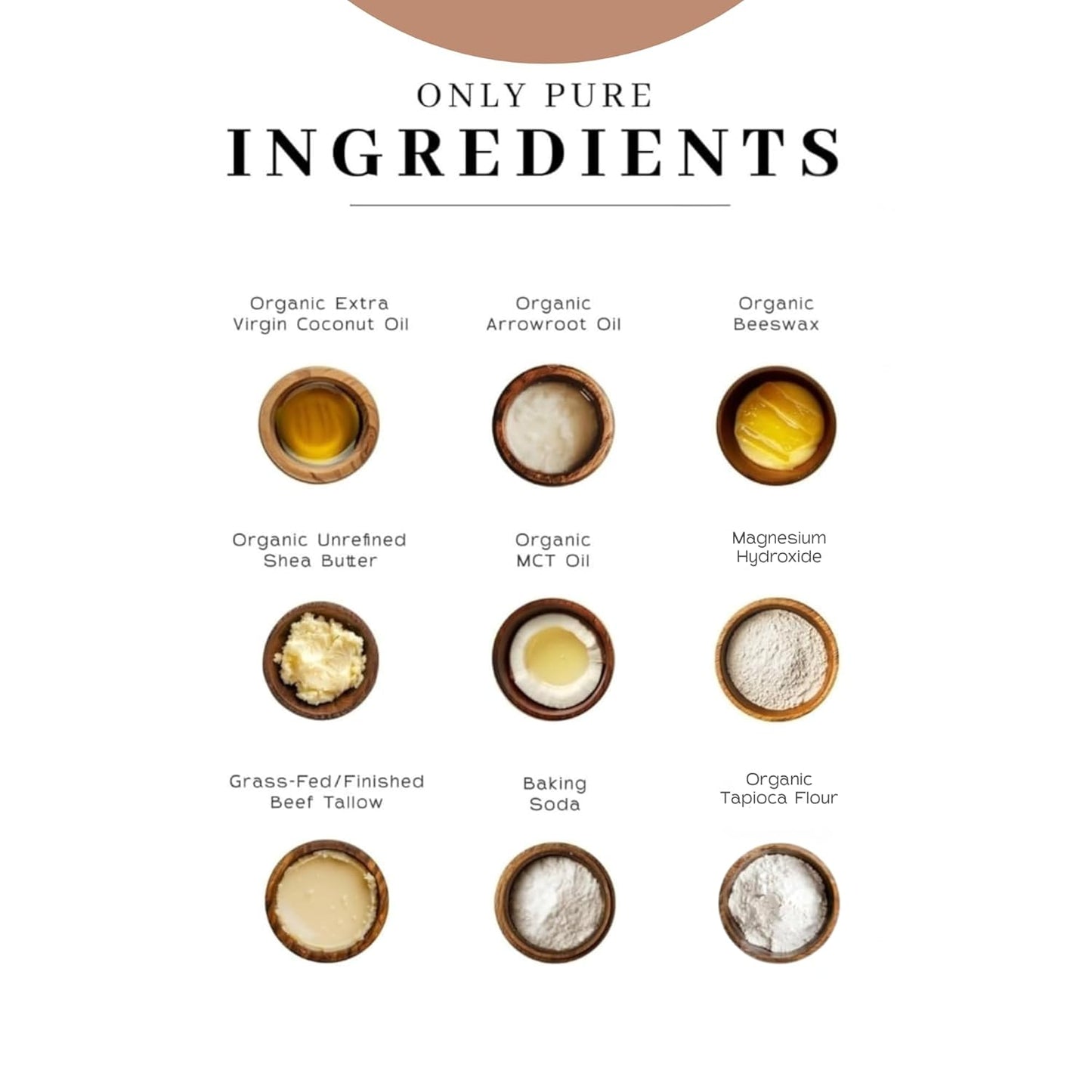 VanMan Coconut & Magnesium Deodorant Jar - Natural Aluminum Free Deodorant for Women & Men - Effective Odor Control for Delicate Skin - With Tallow, Shea Butter & Coconut Oil - 2 Fl Oz Unscented