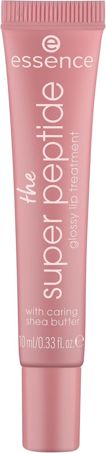 essence | The Super Peptide Glossy Lip Treatment | Hydrating, Nourishing and Non-Sticky | Vegan, Gluten Free and Cruelty Free (03 |Toffeetastic!)
