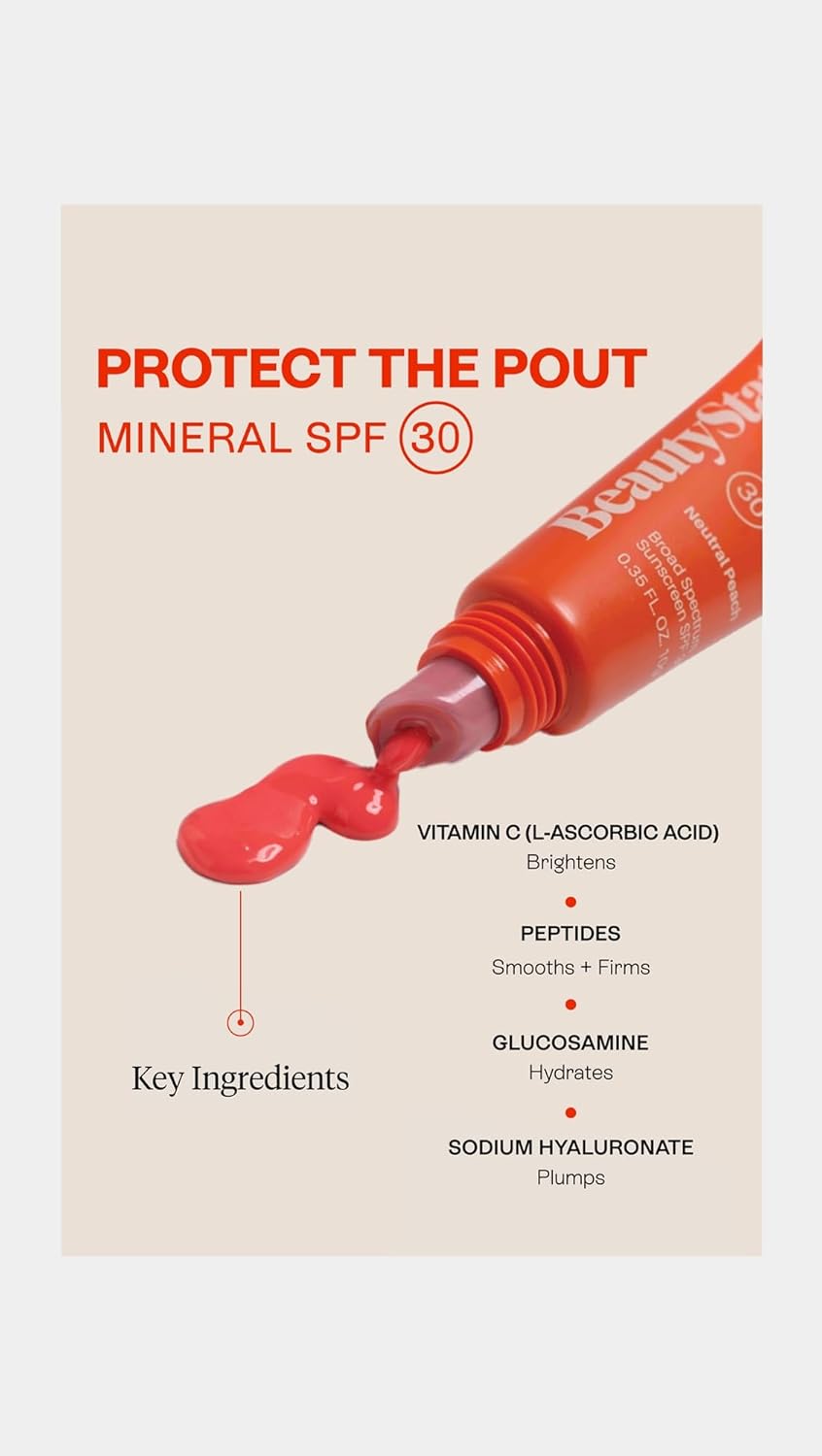 Beautystat Vit C Lip Serum, 0.35 Fl Oz