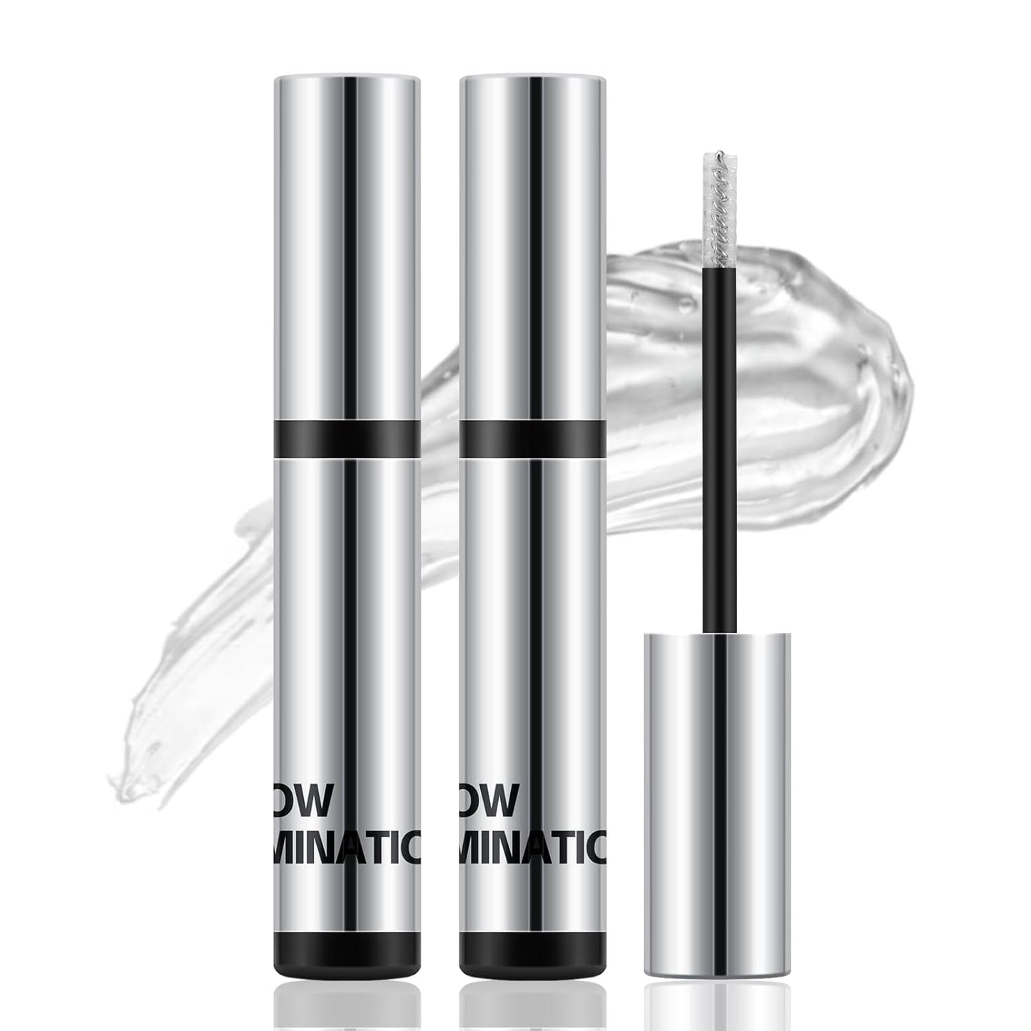 Boobeen Brow Wax Clear, Waterproof Eyebrow Wax Styling Pencil, Shaping with Slanted Tip Application, Long-Lasting Hold