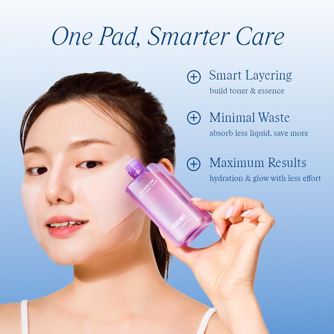 WARP Cotton Pads – 3-Layer Ultra-Absorbent Precision Toner Pads for Face, Cheek & Undereye, Custom Shaped for Wiping & Masking, Holds 18x Product Weight