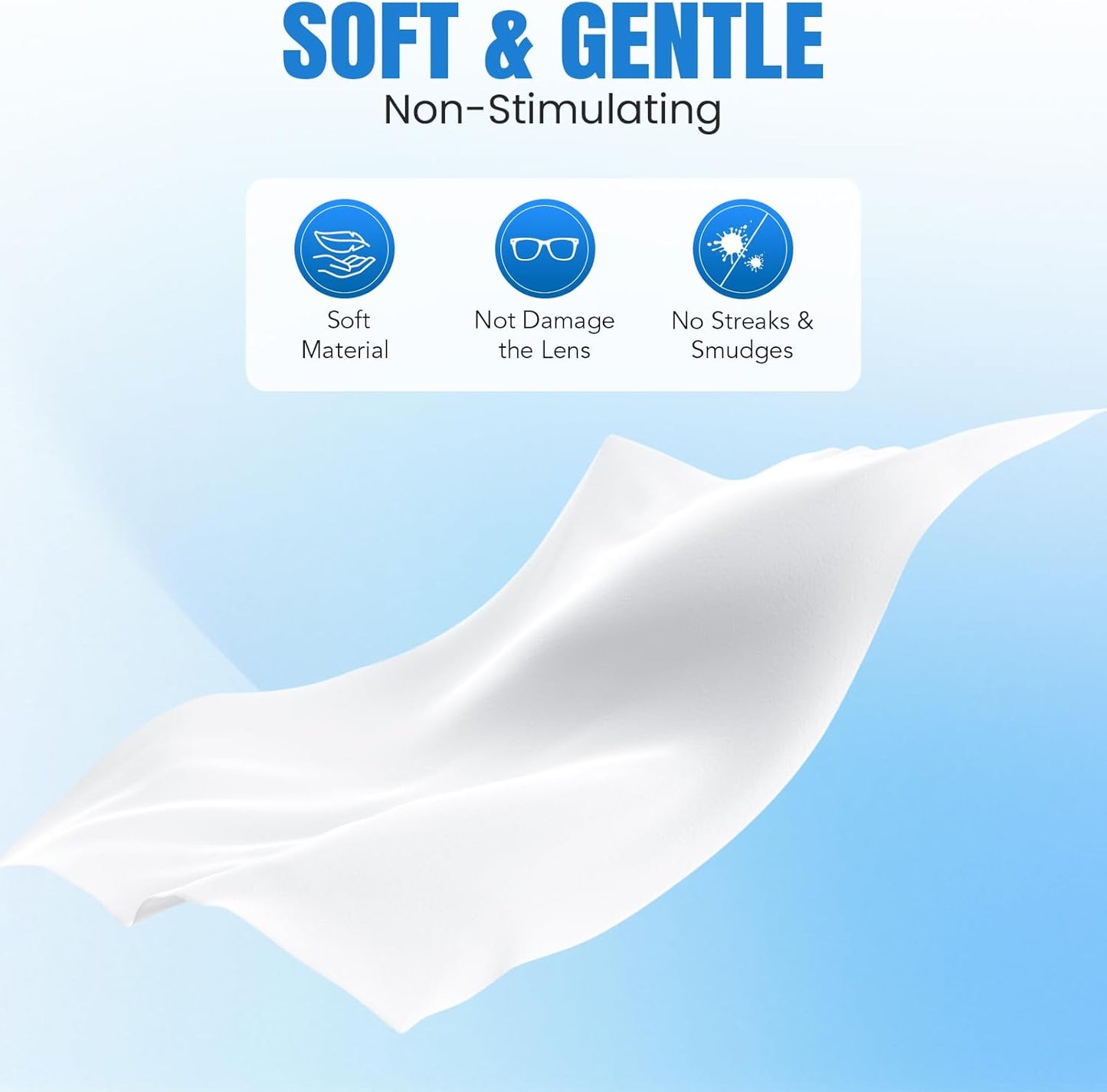 VOISEN Lens Wipes for Eyeglasses,800 Pack Eye Glasses Cleaner Wipes,Pre-Moistened Individually Wrapped Lens Wipes,Non-Scratching Non-Streaking,Safe for Eyeglasses, Goggles, Camera Lens, Phone