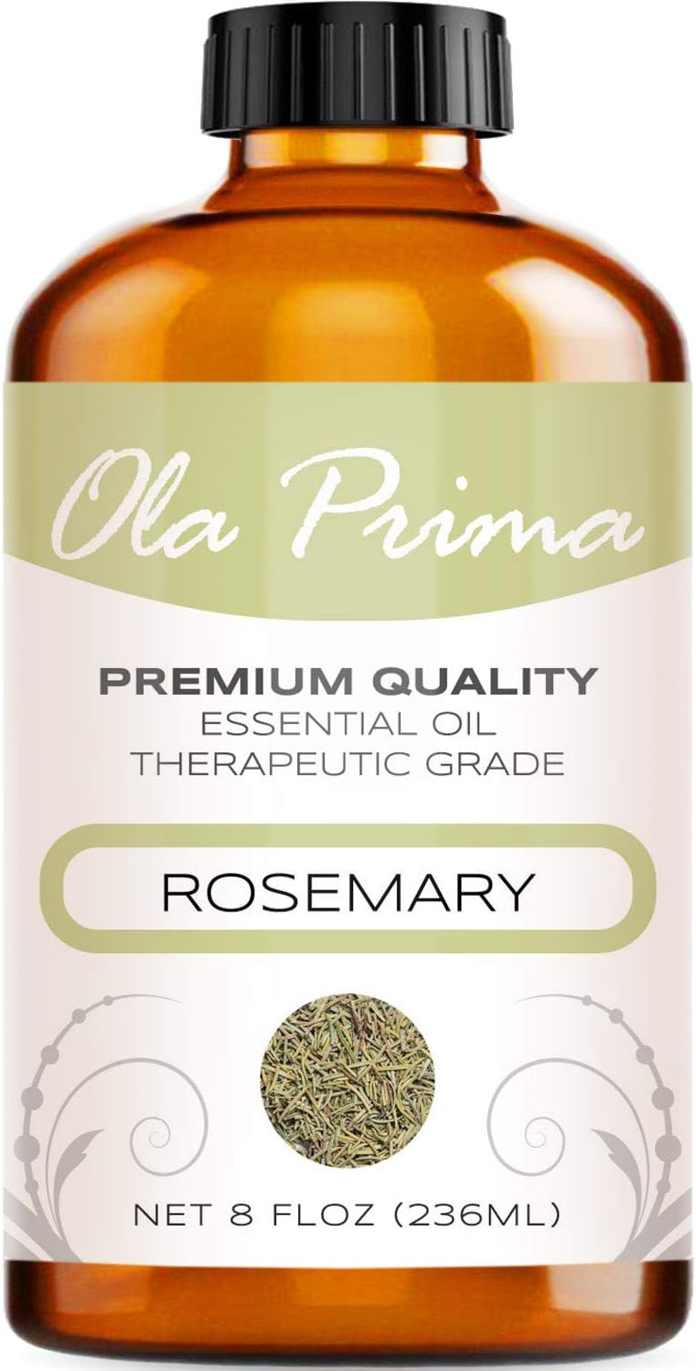 Ola Prima Rosemary Essential Oil - Pure Rosemary Oil (8 Fluid Ounces)