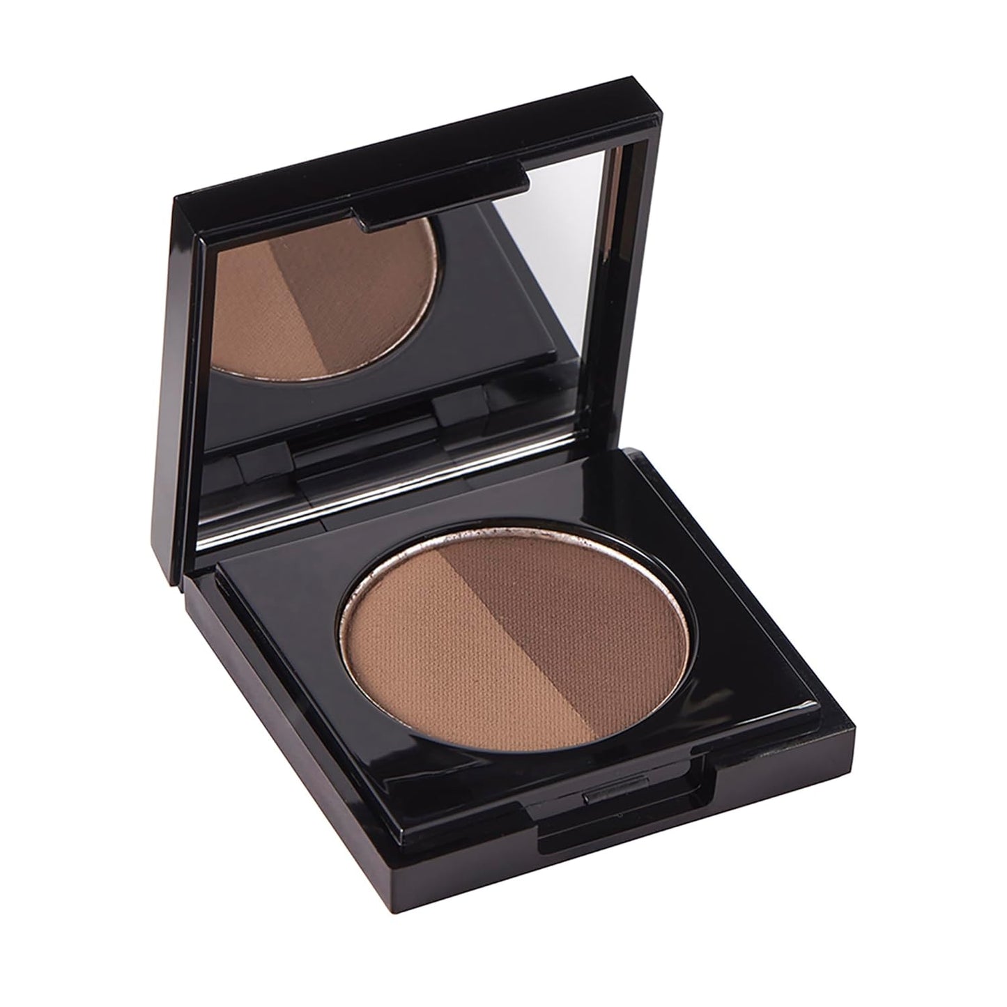 Arches and Halos Duo Luxury Brow Powder - Eyebrow Shaper and Color - Powder Compact with 2 Neutral Shades - Neutral Brown - 0.1 oz