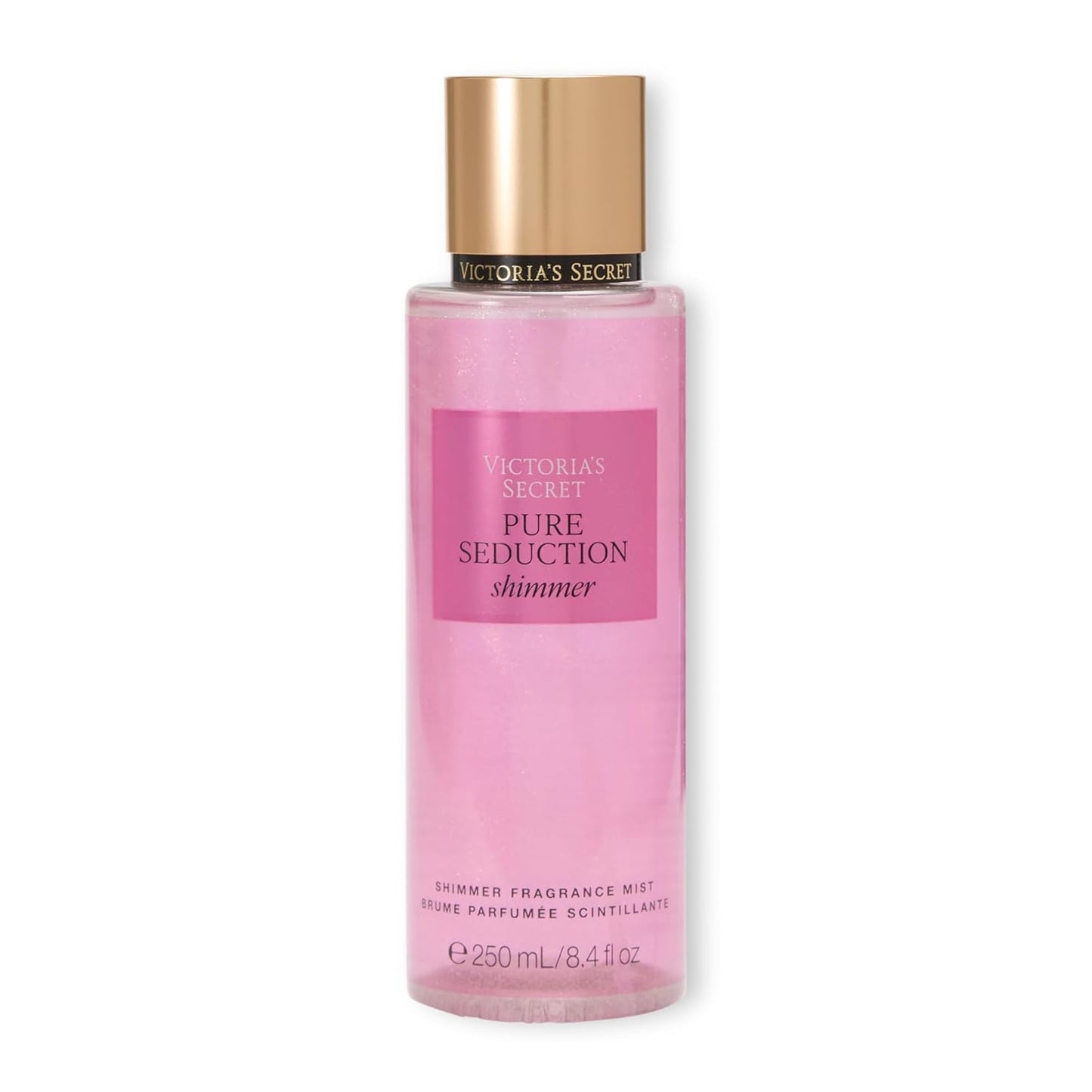 Victoria's Secret Pure Seduction Shimmer Body Spray for Women, Notes of Juiced Plum and Crushed Freesia, (8.4 oz)