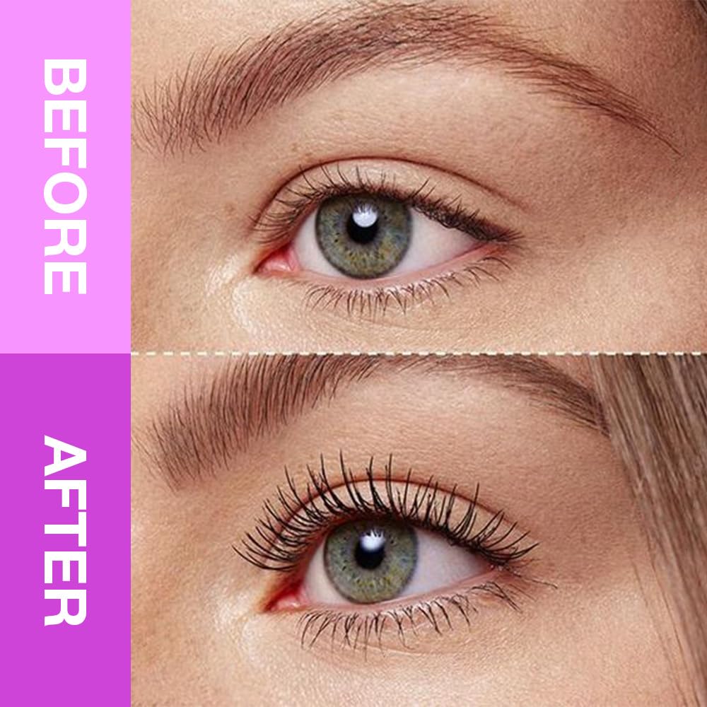 5 PCS Black Voluminous Original Volume Building Mascara Makeup, Lengthening, Defining, Curling, Multiplying, Buildable Formula,Cruelty Free,Waterproof Bulk Mascara Pack