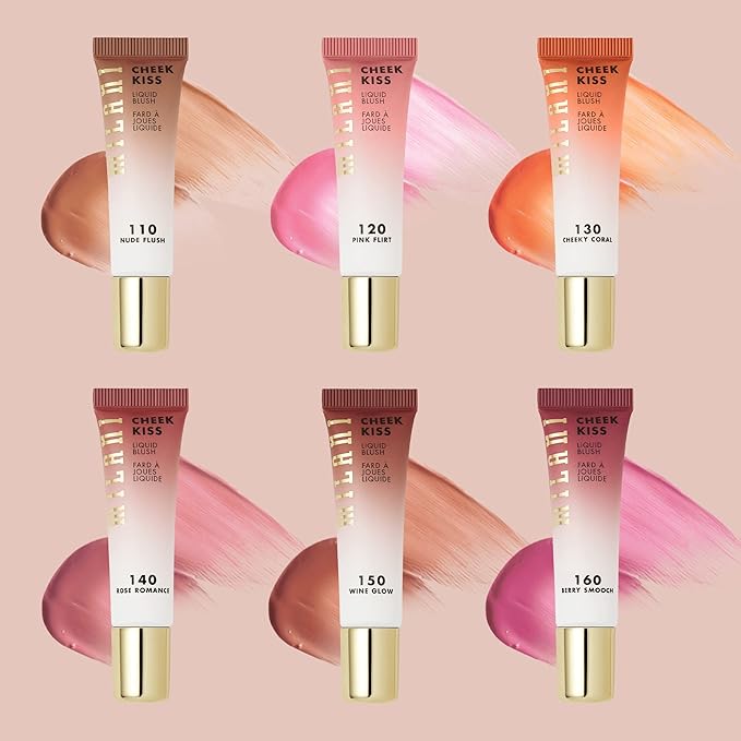 Milani Cheek Kiss Liquid Blush Makeup - Blendable & Buildable, Lightweight Cheek Color (Pink Flirt)