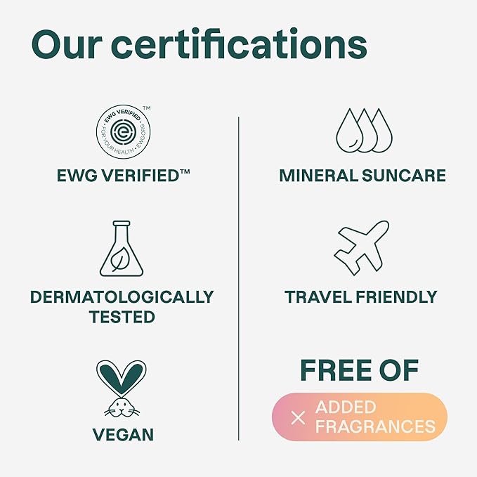 ATTITUDE Oceanly Tinted Shimmer Face Cream Stick with SPF 30, EWG Verified, Plastic-Free, Broad Spectrum UVA/UVB Protection with Zinc Oxide, Universal Tint, Unscented, 1 Ounce