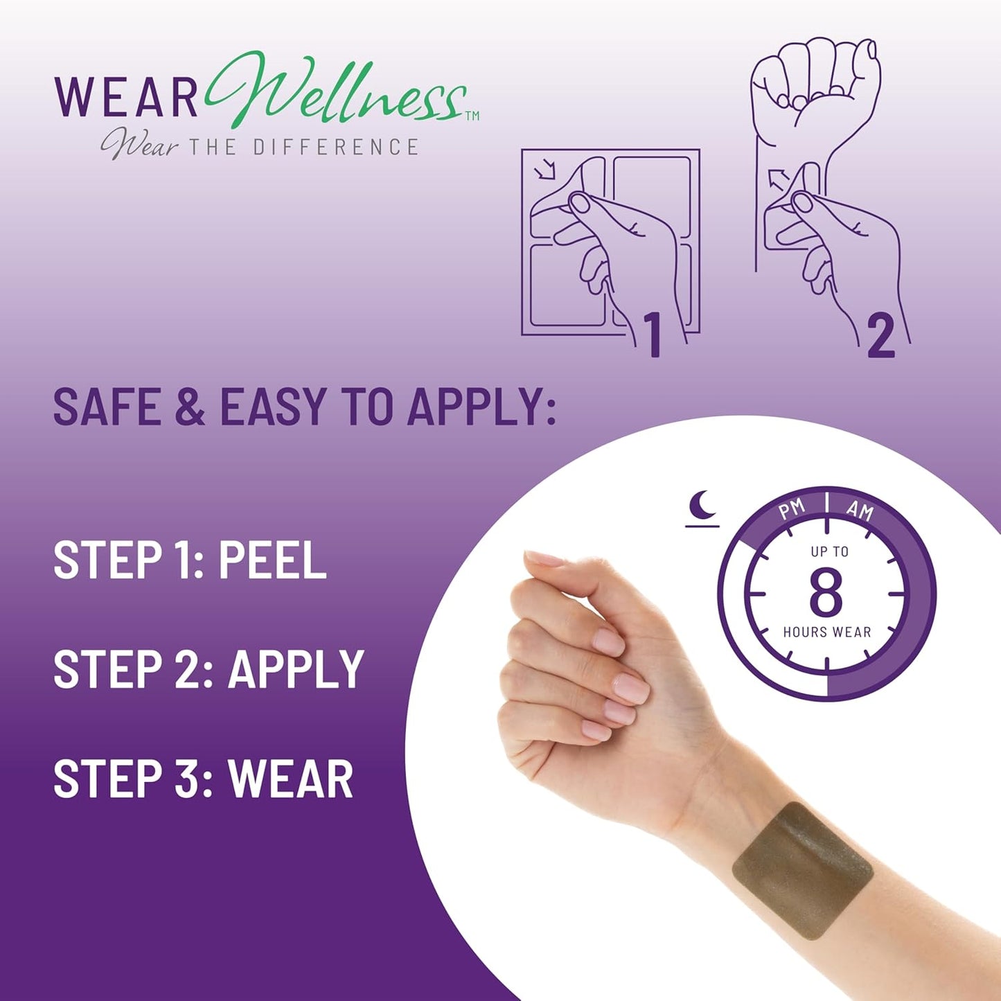 Drift Film Patches - Topical Sleep Patches for Rest & Relaxation - Patch with Valerian, GABA, and Lavender - Deep Natural Sleep - Long-Lasting Effect - 4 Pack