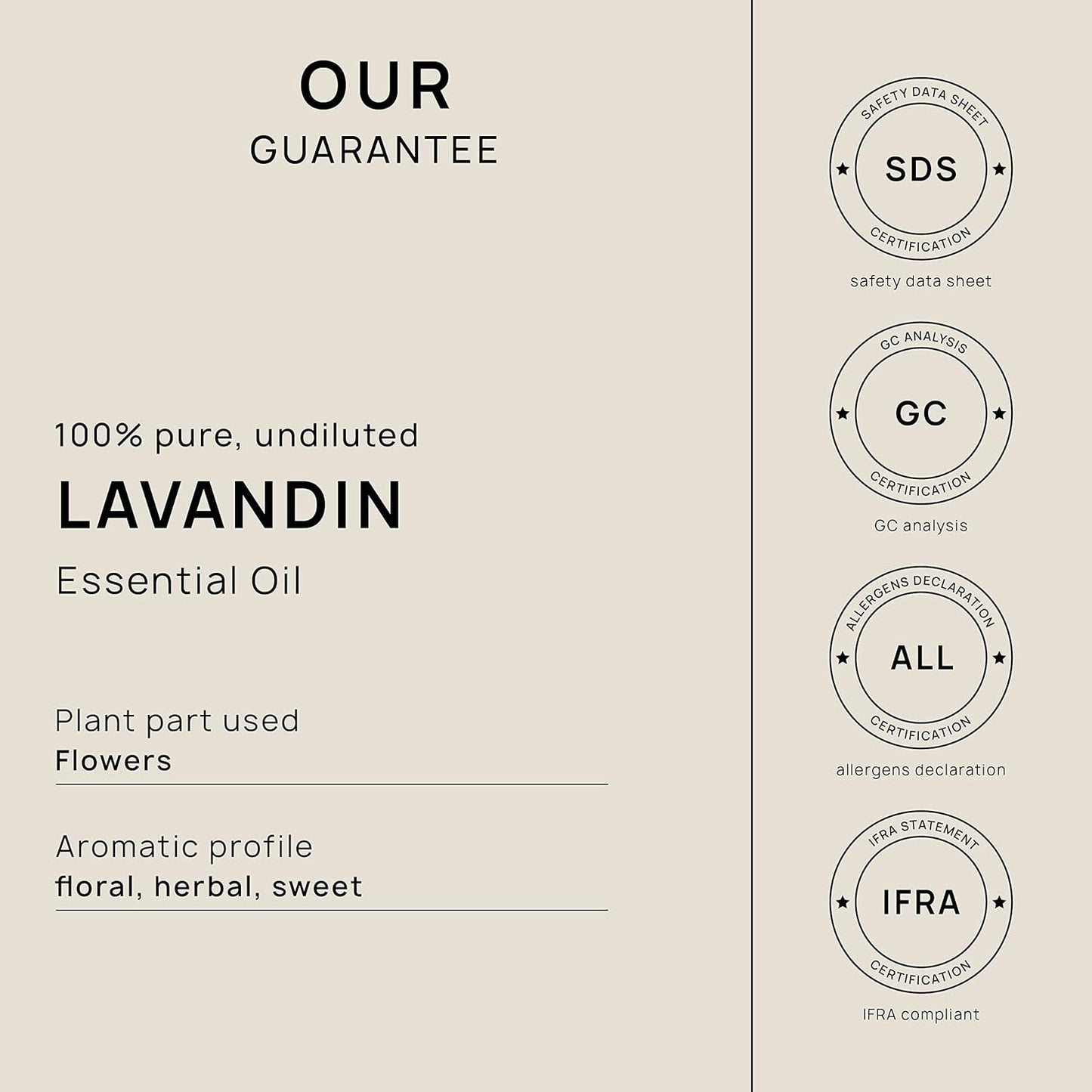 VINEVIDA Lavandin Essential Oil 32 oz - Undiluted Oil for DIY Candles & Soap Making - Safe for Skin