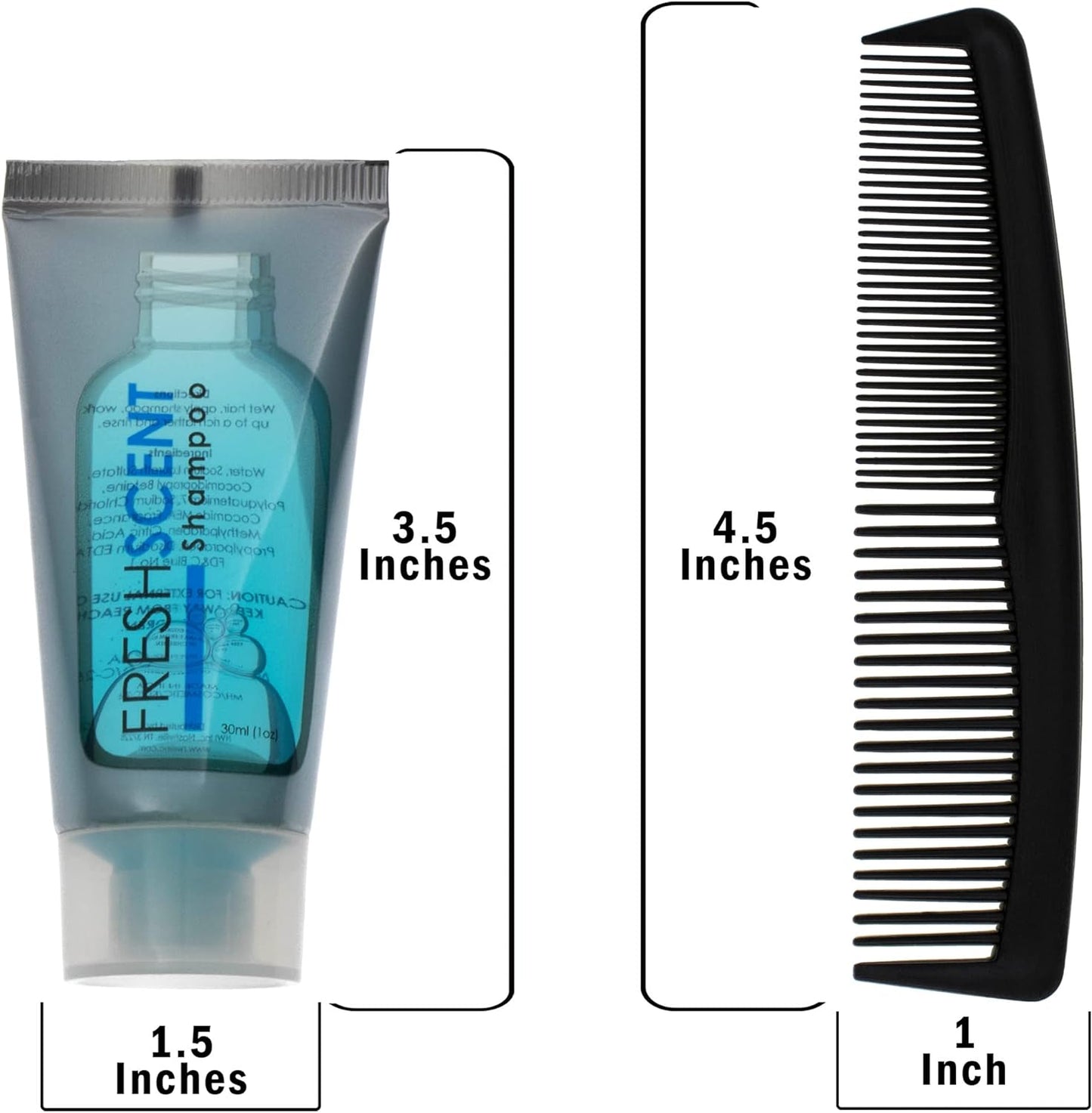 Moda West 24 Kits - Bulk Case of Wholesale Basic Toiletry Kits for Men, Women, Travel, Charity