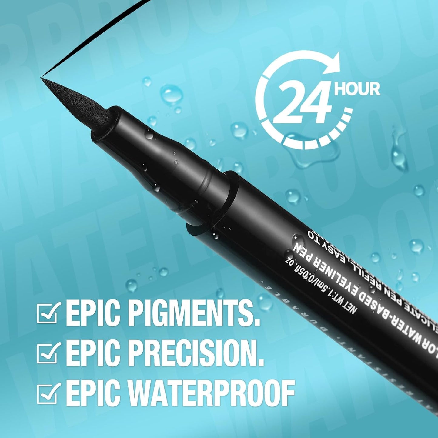 LANGMANNI 4 Colors Matte Liquid Eyeliner Set, Neon Colorful Pigmented With Long-lasting, Smudgeproof & Waterproof Eye Liner Makeup for Bold & Stunning Looks - Gift for Girls(5+6+7+8)