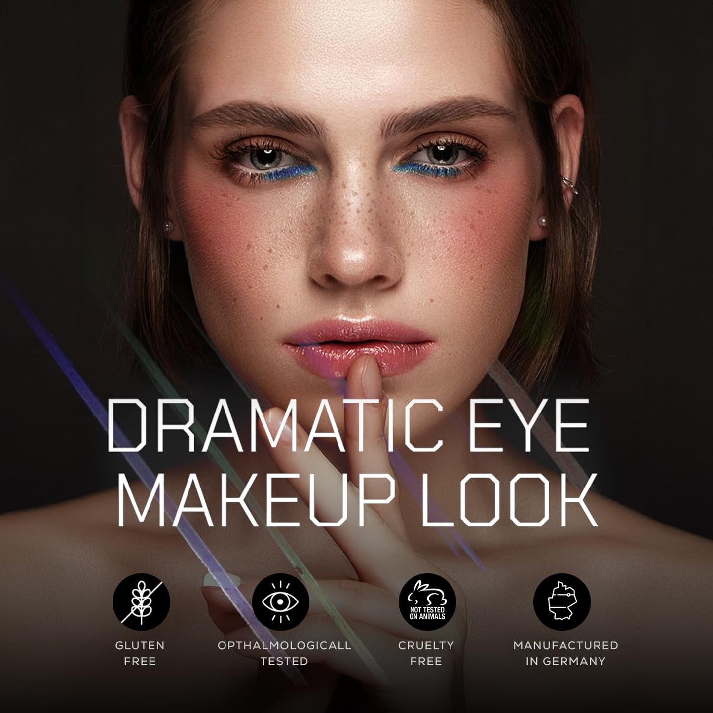 Radiant Professional Waterproof Eyeliner Pencil - Eyeliner Waterproof Smudge Proof for Woman - Long Lasting Under Eye Pencil for Smoky Eye - Soft Waterline Eye liner Smudger Tool, Purple (22)