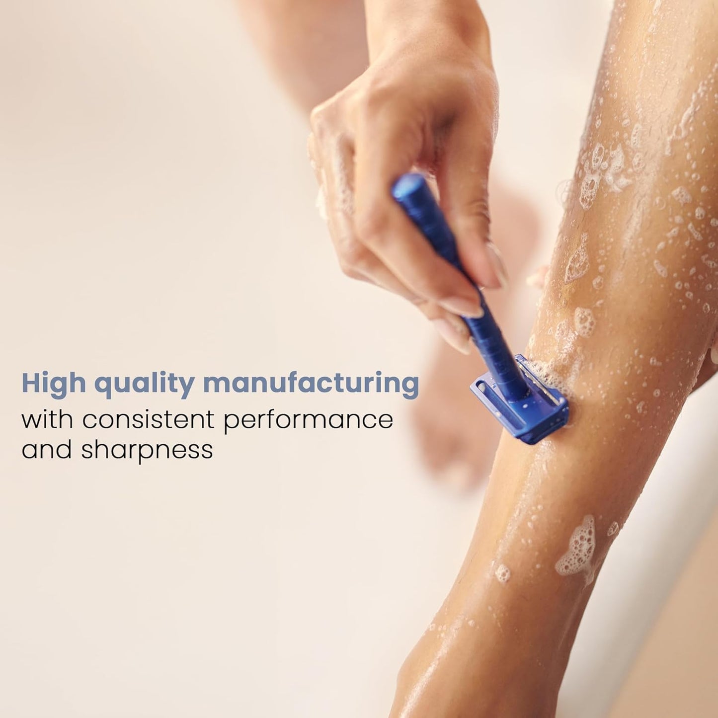 RK Shaving Double Edge Razor Blade - 100 pack - designed for the Henson AL13 (100)