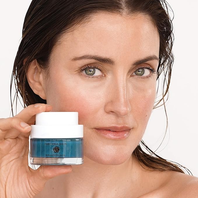 Furtuna Skin Olive Replenishing Balm - Intensive, Hydrating, Repair & Nourishment for Face, Neck, and Declotte - Organic and Vegan Ingredients, EWG Verified