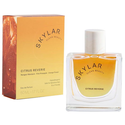 Skylar New Citrus Reverie Eau de Parfum-Hypoallergenic Clean Perfume for Women & Men, Vegan, Safe for Sensitive Skin-Fruity Floral Scents, Madarin, Orange, Pinapple-50mL /1.70 Fl Oz