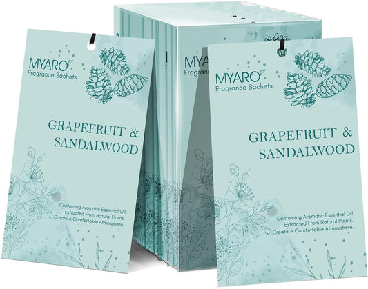 Sachets for Drawers and Closets, MYARO 12 Packs Closet Scent Freshener and Room Deodorizer, Long Lasting Sachets Scented Bag Make Your House Smell Good