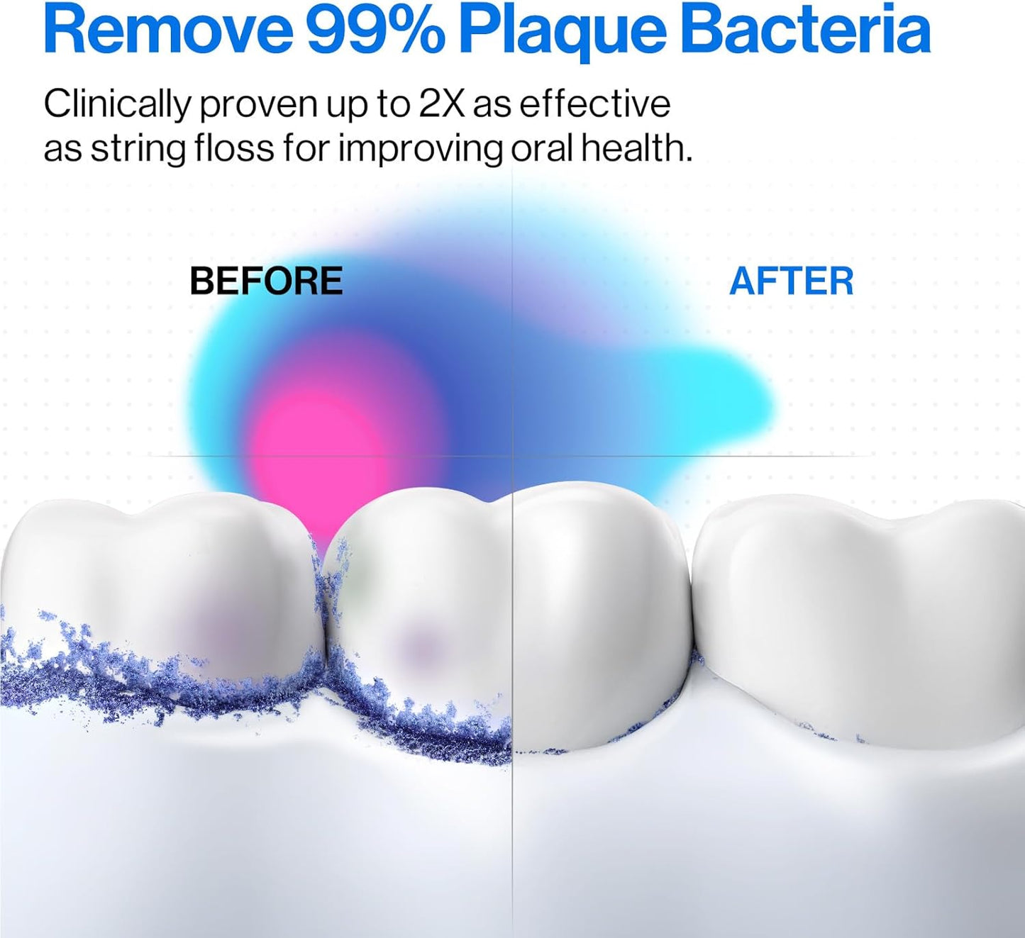 usmile C10 Portable Water Flosser – Travel-Friendly, 95-Day Battery, 4 Modes, 360° Nozzle, 180ml Tank, IPX7 Waterproof, Dentist-Recommended for Braces, Implants & Sensitive Gums (Inkstone Black)