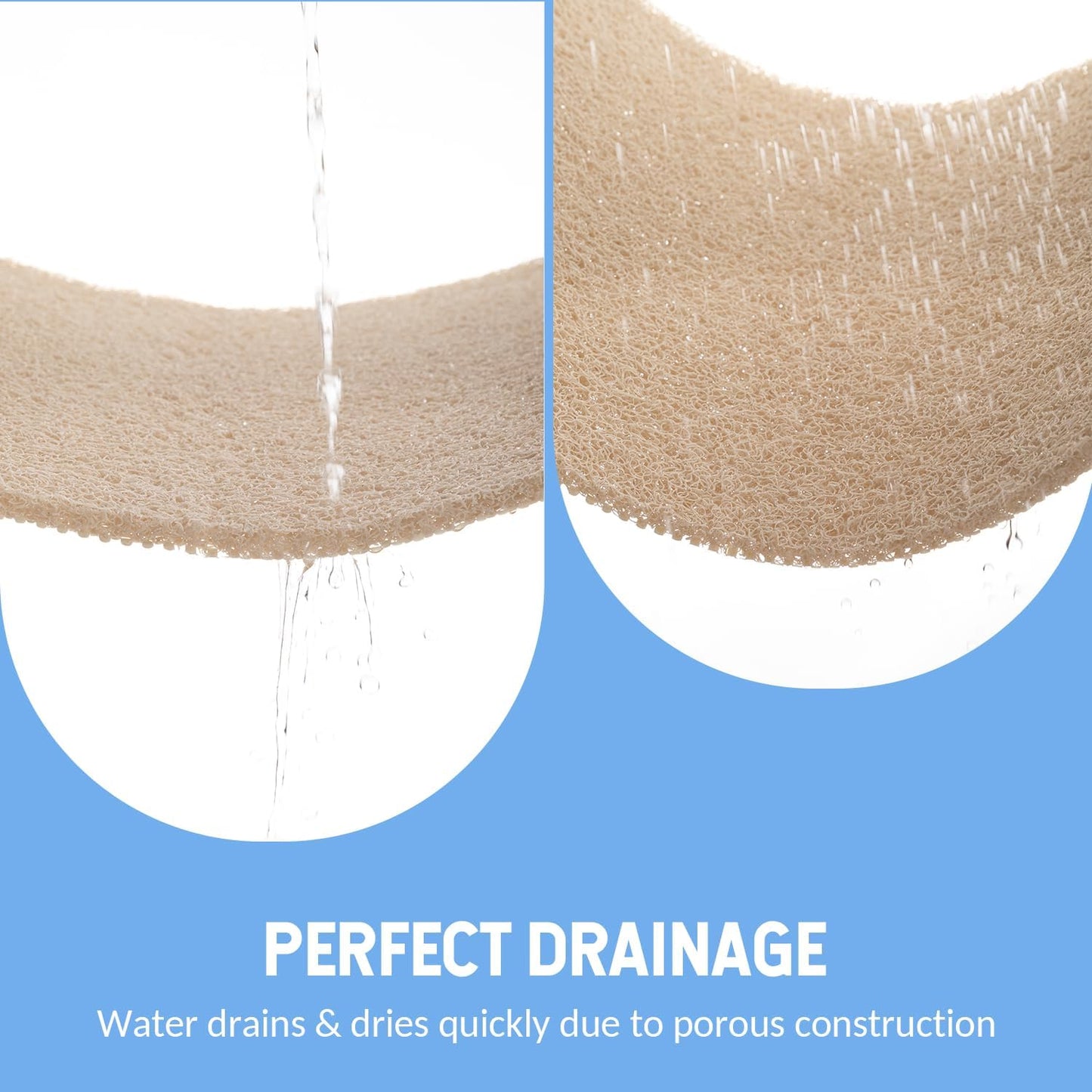 Non-Slip Bathtub Mat, Anti Slip Shower Mat, Fast Drying Bathtub Mats, Foot Scrubber Mat, Anti Slip Mat for Tub, Floor, Bathroom, Kitchen, Home, Hotel (Beige 40"×28")