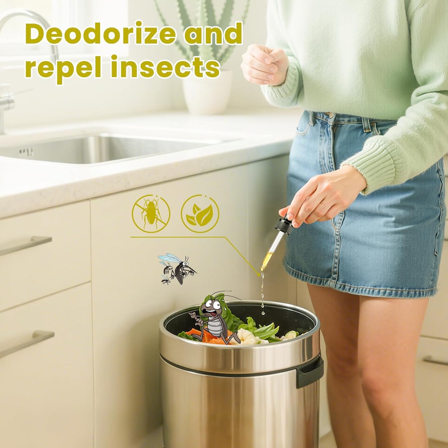 EVOKE OCCU Lemongrass Essential Oil for Diffuser Candle Spray Soap Making - 4 FL Oz