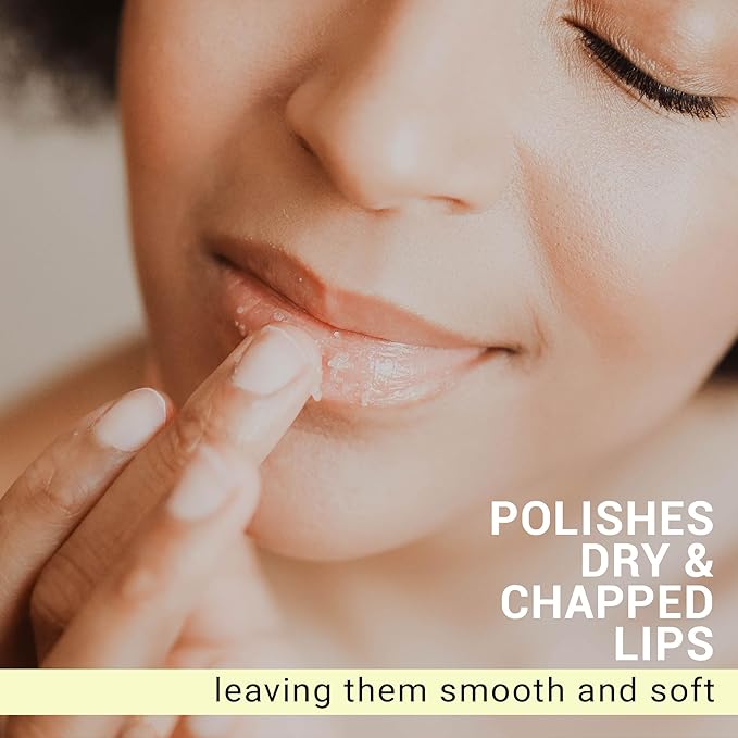 Organic Lip Scrub Mint - Lip Scrubs Exfoliator & Moisturizer, Lip Exfoliator Scrub, Sugar Lip Scrubs, Lip Sugar Scrub, Lip Care Products for Chapped Lips, Lip Scrubber, Lip Moisturizer for Dry Lips